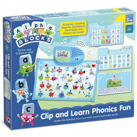 ALPHABLOCKS CLIP & LEARN PHONICS FUN