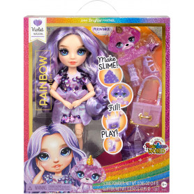 Rainbow World Fashion Doll- Violet (purple)