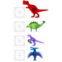 MAGNA-TILES - Dino World - 40 Piece Set