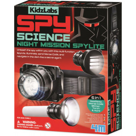4M - KidzLabs - Spy Science Night Mission Spylite