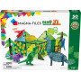 MAGNA-TILES - Dino World XL - 50 Piece Set