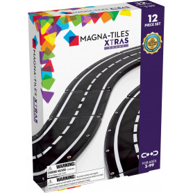 MAGNA-TILES - XTRA Roads - 12 Piece Set