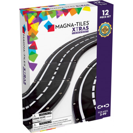 MAGNA-TILES - XTRA Roads - 12 Piece Set