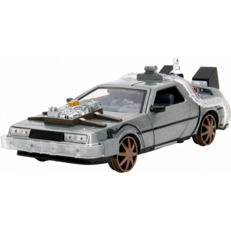 BttF 3 - Delorean 1:24 Diecast Vehicle w/Lights