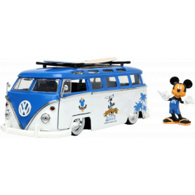 Disney - 1962 VW Bus 1:24 w/Mickey Figure