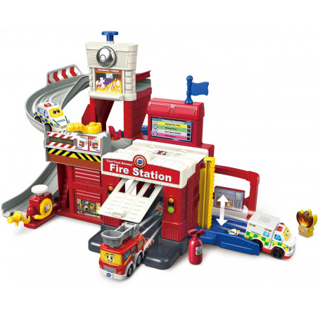 Fisher price fire station and engine playset online