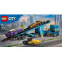 LEGO CITY Car Transporter Truck with Sports Cars 60408