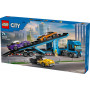 LEGO CITY Car Transporter Truck with Sports Cars 60408