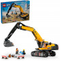 LEGO CITY Yellow Construction Excavator 60420