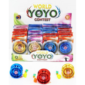 Lightning Storm Alloy YoYo - Ball Bearing Race, 3 Asst