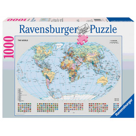 Ravensburger  Political World Map Puzzle 1000pc