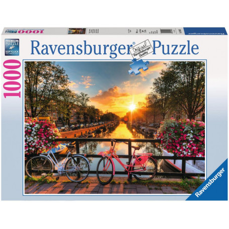 Ravensburger - Bicycles in Amsterdam Puzzle 1000pc