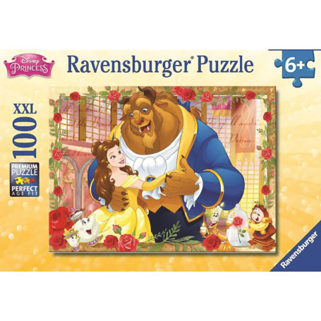 Rburg - Disney Belle & Beast Puzzle 100pc