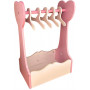 Sally Fay Wooden Dolls Clothes Hanger - Includes 4  Hangers