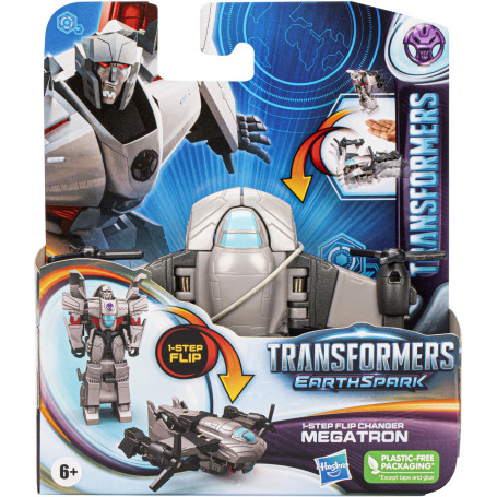 TRANSFORMERS EARTHSPARK 1 STEP FLIP MEGATRON