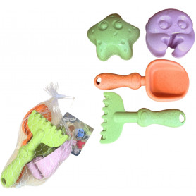 Bio Plastic 4 Piece Beach Set