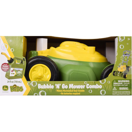 John Deere Bubble & Go Mower & Bubble Solution (118ml)