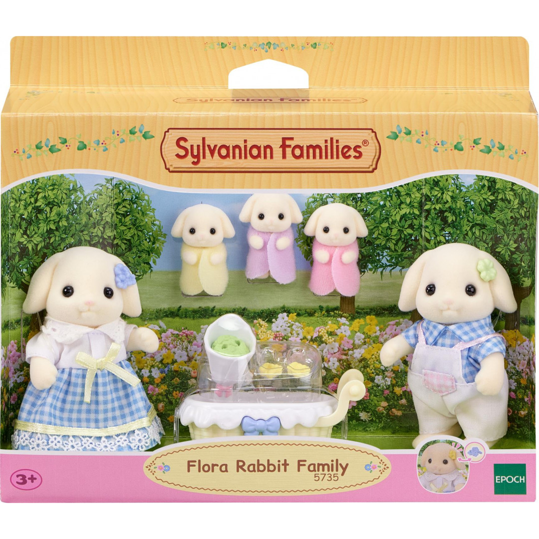 Sylvanian Families - Flora Rabbit Family - Afterpay