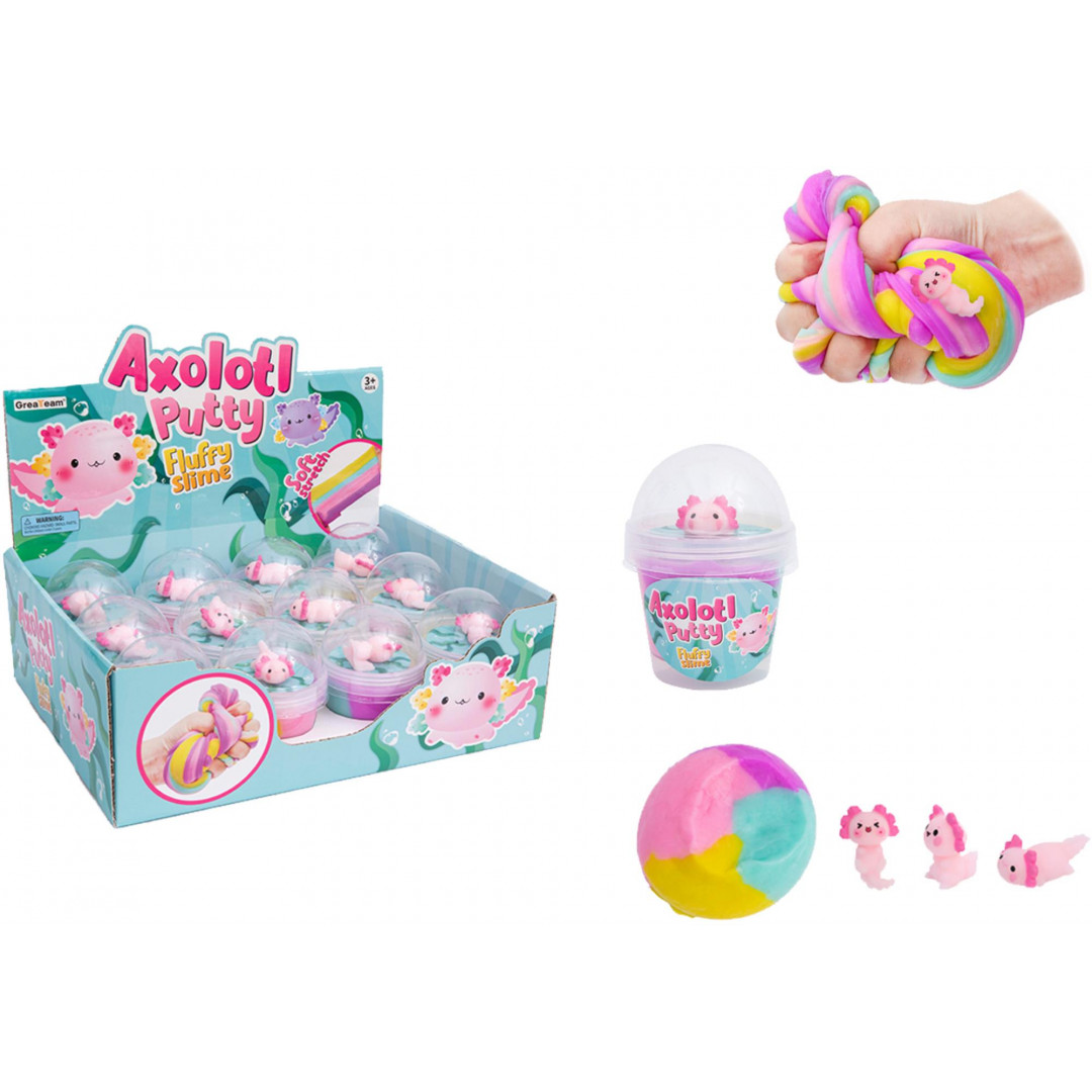 Axolotl Fluffy Slime Afterpay Available!