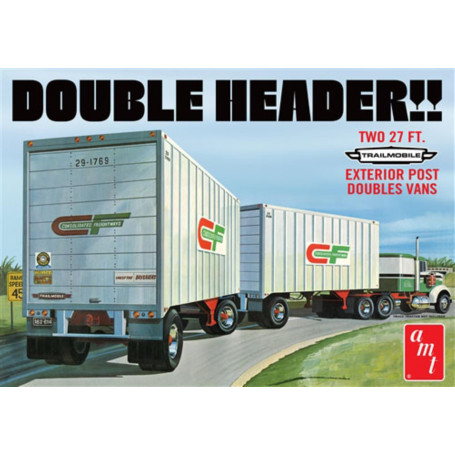 AMT 1:25 Double Header Tandem Van Trai