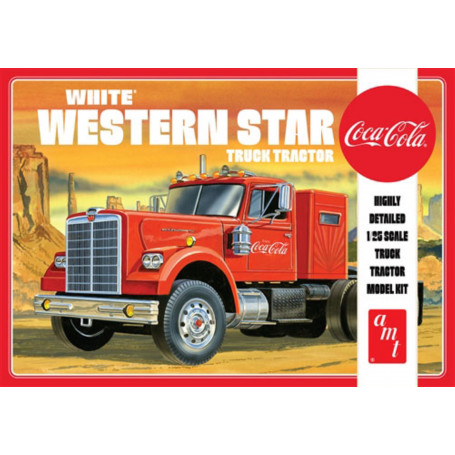 AMT 1:25 White Western Star Semi Tractor