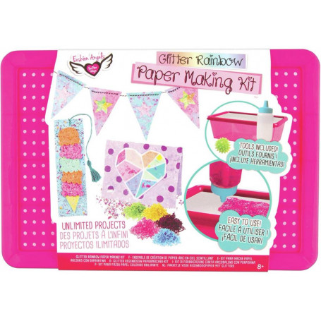 FASHION ANGELS GLITTER PAPER MKG KIT