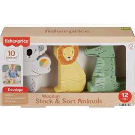 Fisher Price Wood Stack & Sort Animals