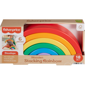 Fisher Price Wood Stacking Rainbow