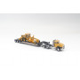 DM 1:87 CAT CT660 Cab Tractor & Lowboy w/Grader