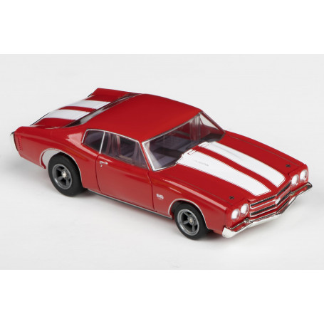 AFX 1970 CHEVELLE 454 RED