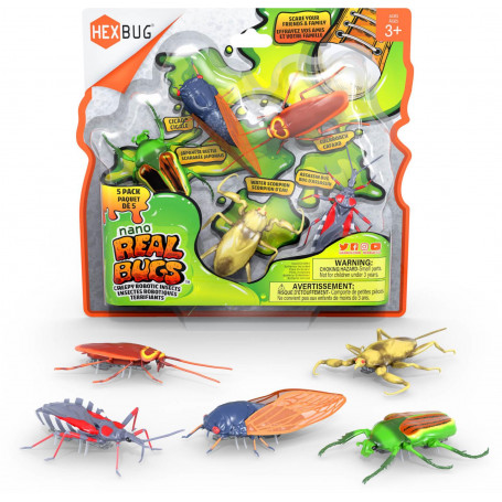 HEXBUG - Nano Real Bugs - 5PK Asstd