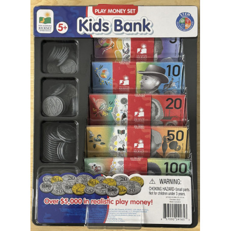 Kids Bank - Play Money Set