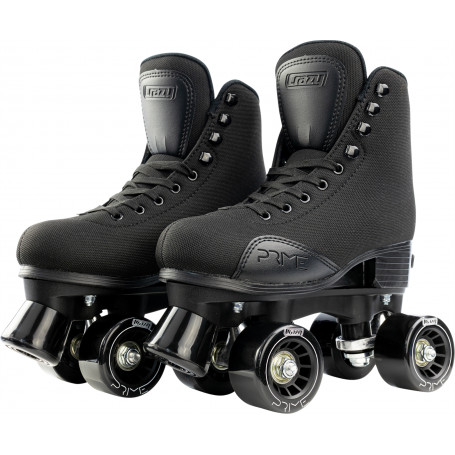 Prime Size Adjustable Roller Skates - Black - L (6-9)