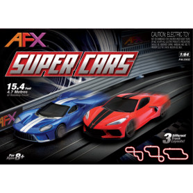 AFX SUPER CARS VETTE & FORD 4.7m