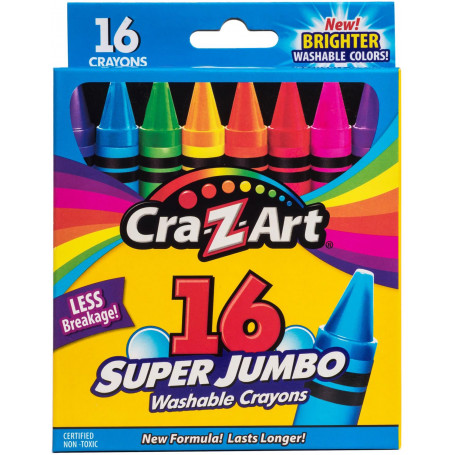 Cra-z-art 16 pce Super Jumbo Washable Crayon