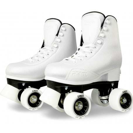 Prime Size Adjustable Roller Skates - White - S (J12-2)