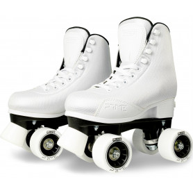 Prime Size Adjustable Roller Skates - White - M (3-6)