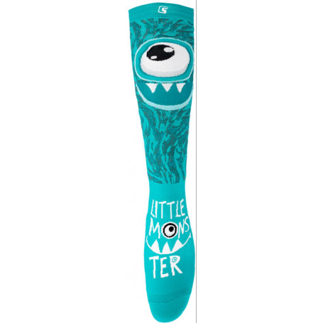 Little Monster Socks Teal - Single Sock