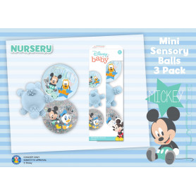 MICKEY MINI SENSORY BALL 3PK