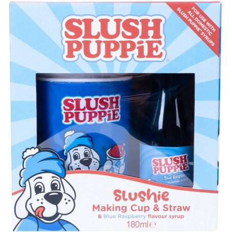 Slush Puppie - Making Cup & Blue Raspberry Syrup Set