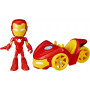 SPIDEY FRIENDS VEHICLE AND FIGURE IRON MAN