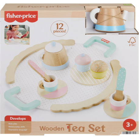 Fisher Price Wood Tea Set