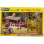 Breyer Stablemates Red Stable Set