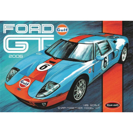 Polar Lights 1:25 Gulf 2006 Ford GT Plastic Kit