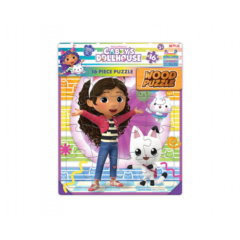 Gabby's Dollhouse 16Pce Wooden Frame Tray Puzzle - Afterpay