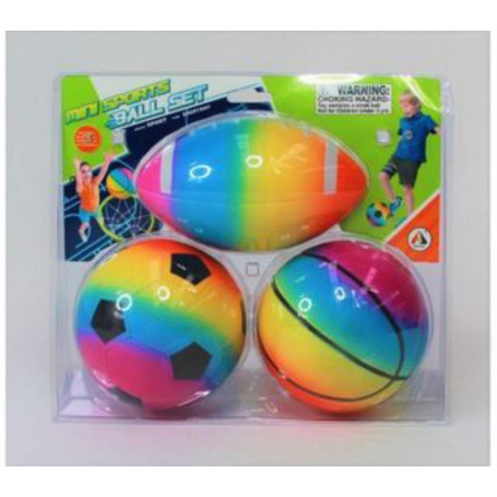 3 Pack Mini Fluoro Balls