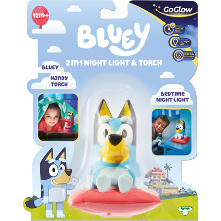 GOGLOW BUDDY BLUEY NIGHT LIGHT AND TORCH