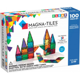 MAGNA TILES CLEAR COLORS 100PC SET