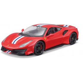 Bburago 1:24 Ferrari R&P 488 Pista  - Racing Red