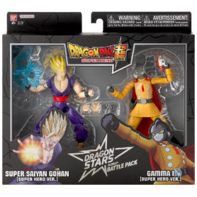 DRAGON BALL DRAGON STARS BATTLE PACK Super Saiyan Gohan vs Gamma 1 - DBS Super Hero Movie